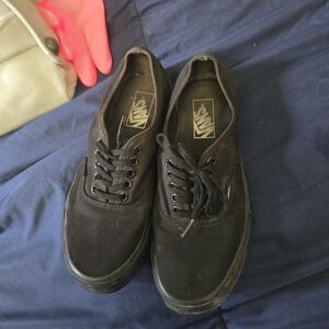Vans  Black Canvas Shoes
